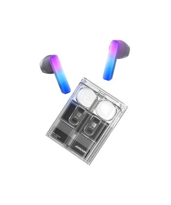 هندزفری بلوتوثی 5.3 طرح شفاف با چراغ ال ای دی جویروم JR-TC1