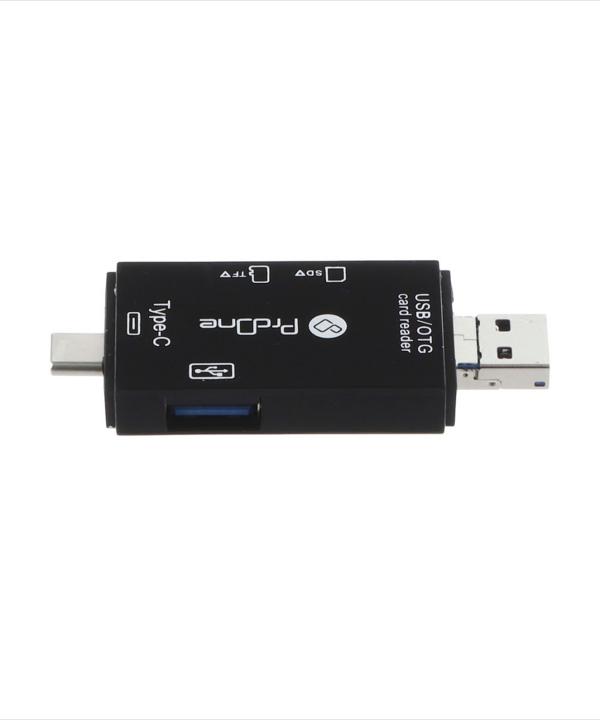 مبدل USB-C / USB / microUSB به SD / USB / TF پرووان مدل PCO03