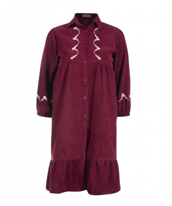 پیراهن آستین بلند دخترانه هیژا مدل 12522