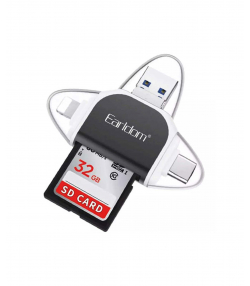 مبدل و کارت خوان یو اس بی به تایپ سی، لایتنینگ، میکرو یو اس بی و یو اس بی ارلدام OT71