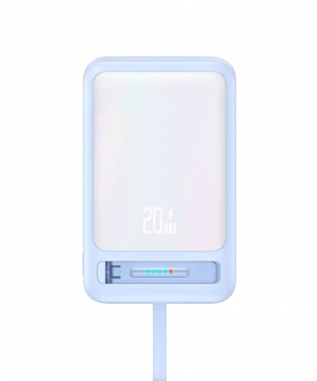 پاوربانک وایرلس مگنتی 15 وات 10000 تایپ سی 20 وات یوسامز US-CD219