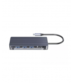 هاب و کارتخوان تایپ سی اوریکو Orico WB-6TS Type-C 6-in-1 Transparent Hub