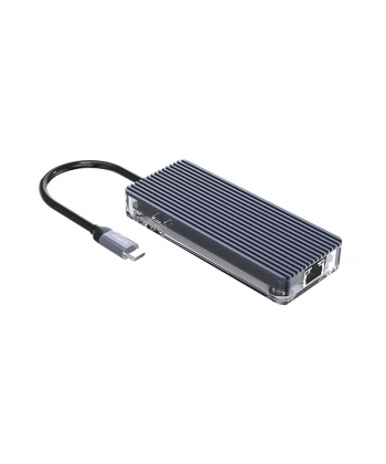 هاب تایپ سی اوریکو Orico WB-6RJ Type-C 6-in-1 Transparent Hub