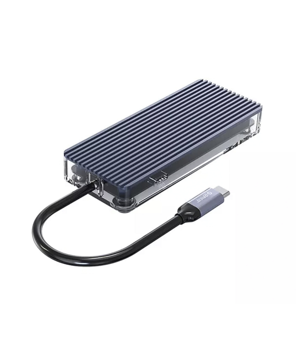 هاب تایپ سی اوریکو Orico WB-6RJ Type-C 6-in-1 Transparent Hub