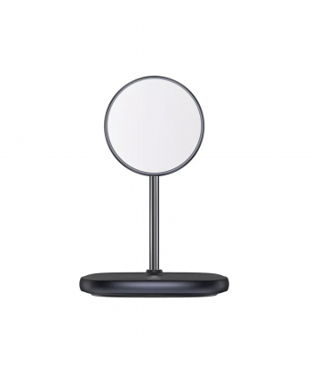 پایه نگهدارنده مگنتی و شارژر وایرلس بیسوس Baseus Swan 2-in-1 Wireless Magnetic Charger 20W WXSW-C01