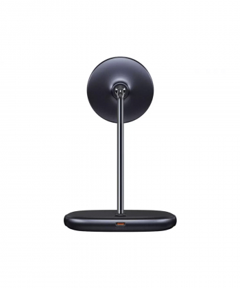 پایه نگهدارنده مگنتی و شارژر وایرلس بیسوس Baseus Swan 2-in-1 Wireless Magnetic Charger 20W WXSW