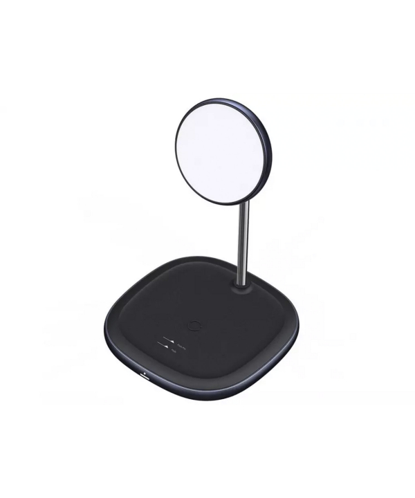 پایه نگهدارنده مگنتی و شارژر وایرلس بیسوس Baseus Swan 2-in-1 Wireless Magnetic Charger 20W WXSW