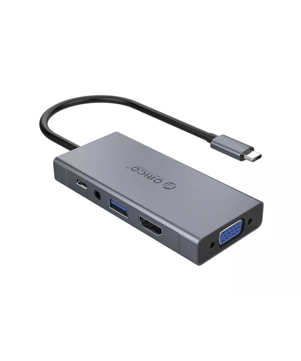 هاب آداپتور تایپ سی اوریکو ORICO MC-U501P 5 in 1 Multifunctional Docking Station