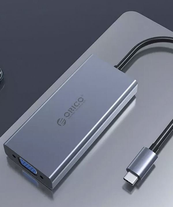 هاب آداپتور تایپ سی اوریکو ORICO MC-U501P 5 in 1 Multifunctional Docking Station