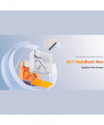 هندزفری بلوتوثی 5.3 با طراحی شفاف کیو سی وای MeloBuds Neo