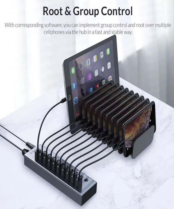 هاب 7 پورت یو اس بی فلزی اوریکو ORICO BT2U3-7AB Multi-port Hub