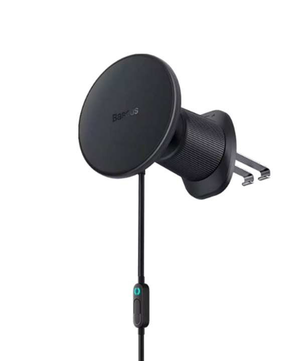 شارژر فندکی فست شارژ ماشین، هولدر و شارژر وایرلس بیسوس BS-CW01 C40141000111-01