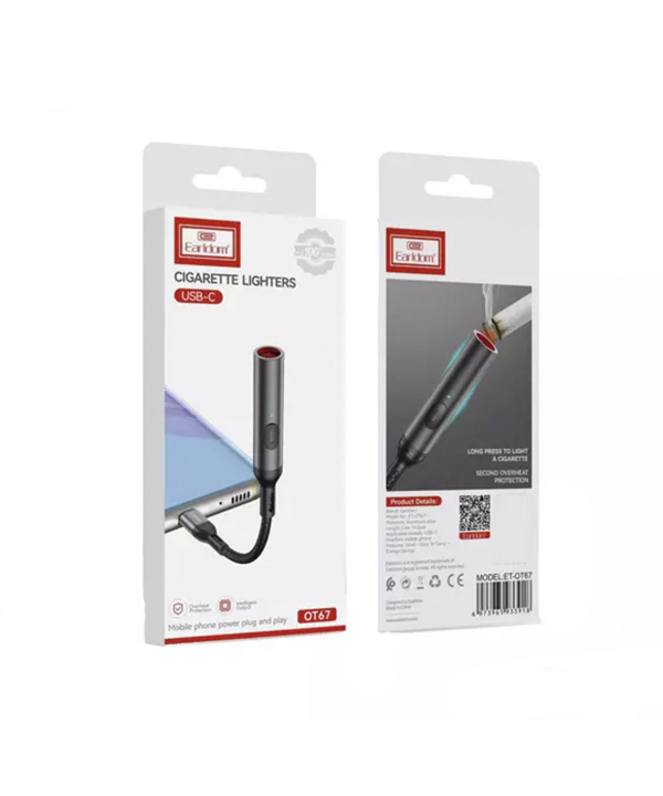 فندک برقی قابل اتصال به گوشی ارلدام EARLDOM CIGARETTE LIGHTERS OT67