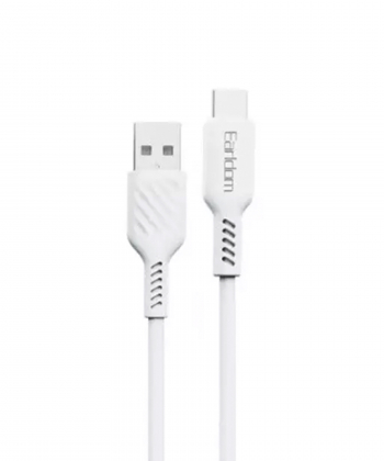 کابل فست شارژ یو اس بی به تایپ سی 2.4 آمپر یک متری ارلدام Earldom EC-171C USB-C Cable