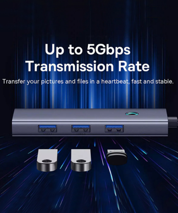 هاب یو اس بی 4 پورت بیسوس B0005280A813-02 BS-OH108