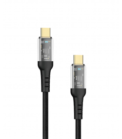 کابل تبدیل USB-CبهUSB-C پرووان مدل PCC113 60W PD طول 1متر