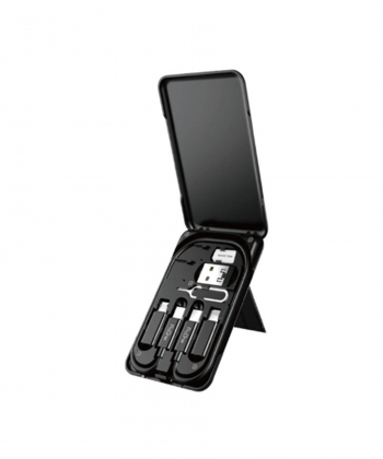 کابل تبدیل USB-C به USB-C / لایتنینگ / USB / microUSB پرووان مدل PCK002 طول 0.28 متر