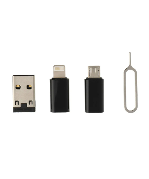 کابل تبدیل USB-C به USB-C / لایتنینگ / USB / micro USB پرووان مدل PCK001 طول 0.29 متر