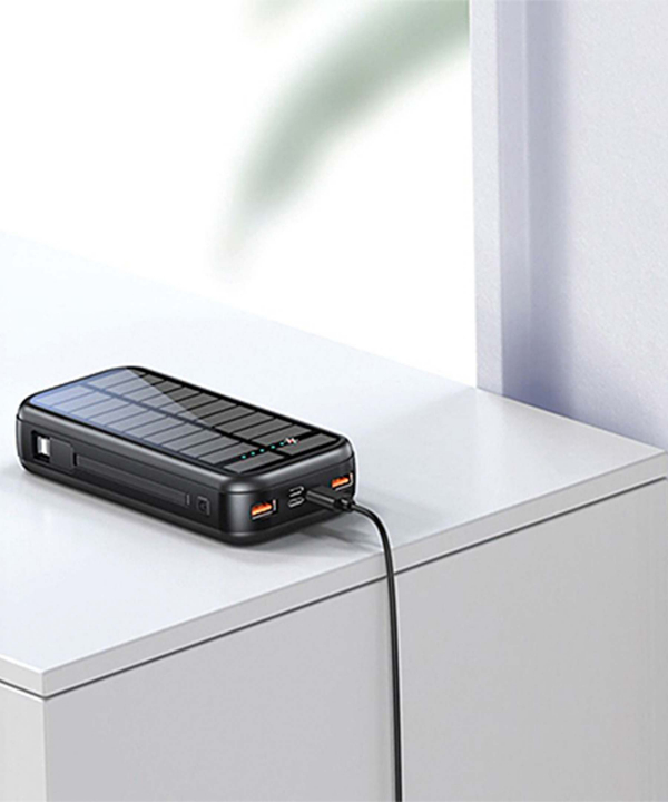 پاوربانک خورشیدی گرین لاین مدل GREEN LION PD20W SOLAR2