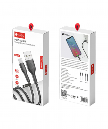 کابل USB به USB-C پرووان مدل PCC400M طول 1 متر