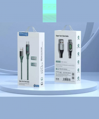 کابل شارژر سریع یو اس بی به تایپ سی کانفلون به طول 1 متر Konfulon Fast Charger Cable TYPE-C USB DC45 100W
