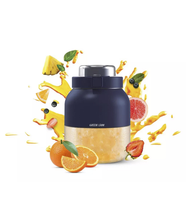 مخلوط کن شارژی 500 میلی‌لیتر گرین Green Lion Nutri Blend 500mL 80W GNNUTBLENDBL