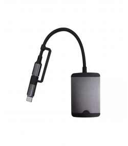 هاب تایپ سی و لایتنینگ مینی 5 درگاه گرین GN5IN1MINIHBBK