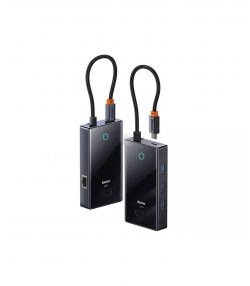 هاب تایپ سی 6 پورت فلزی بیسوس Baseus Focus Series 6 Port Type-C Hub Adapter WKYY030213