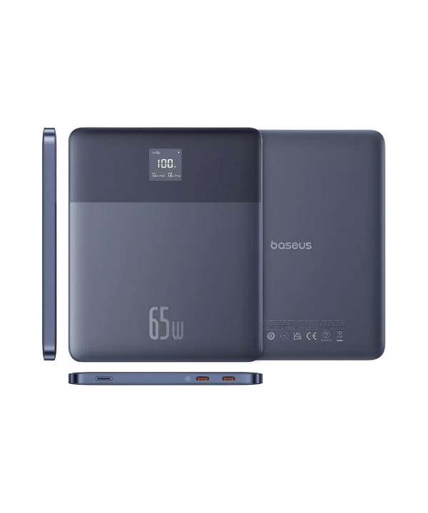 پاور بانک تایپ سی هوشمند 65 وات 12000 بیسوس PPBLD2-65