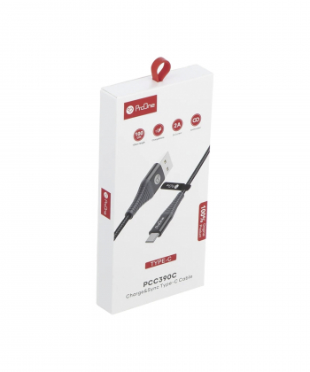 کابل تبدیل USB به USB-C پرووان مدل PCC390C طول 1 متر