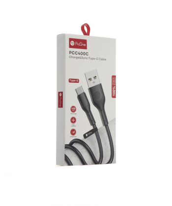کابل تبدیل USB به USB-C پرووان مدل PCC400C طول 1 متر