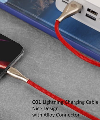 کابل تبدیل USB به لایتنینگ پرووان مدل PCC115 طول 1متر