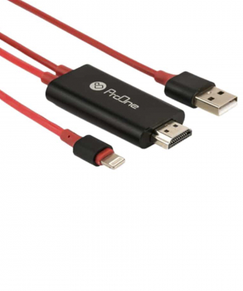 کابل تبدیل لایتنینگ به HDMI پرووان مدل PCH75 طول 1.8 متر