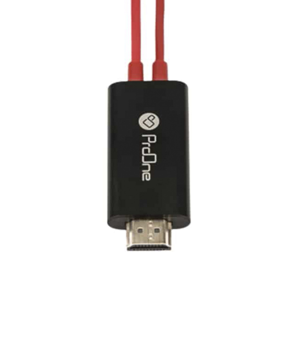 کابل تبدیل لایتنینگ به HDMI پرووان مدل PCH75 طول 1.8 متر