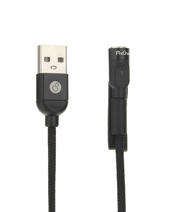 کابل تبدیل مغناطیسی USB به USB-C/لایتنینگ پرووان مدل PCC260 طول 1 متر
