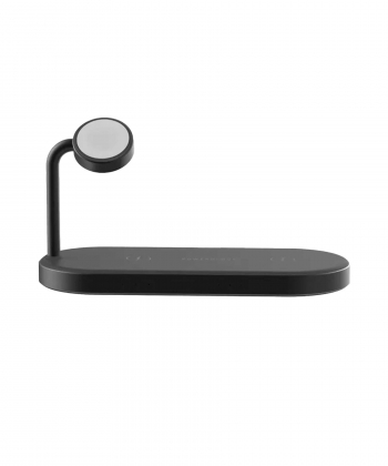 شارژر وایرلس مگنتی 49 وات و استند رومیزی پاورولوژی Powerology 4in1 Fast-Wireless Charging Dock P41MFCHBK