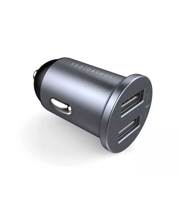شارژر فندکی فست شارژ ماشین 24 وات پاورولوژی PCCSR001-BK