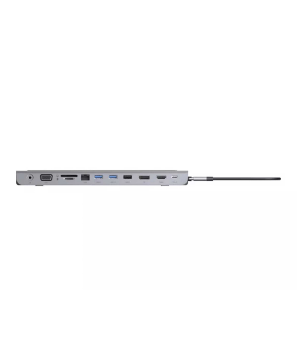 هاب تایپ سی پاورولوژی Powerology 11 in 1 USB Multiport Hub & Laptop Stand P11CHBMCGY