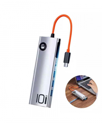 هاب تایپ سی 10پورت راک ROCK TR30-Hub type C 10 port