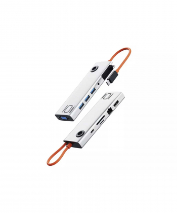 هاب تایپ سی 10پورت راک ROCK TR30-Hub type C 10 port