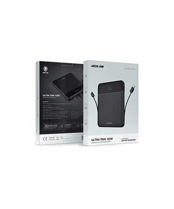 پاوربانک 20000MAH 120W گرین لاین مدل GREEN LION ULTRA THIN