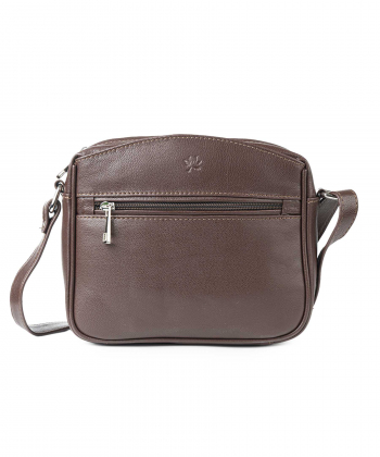کیف دوشی زنانه چرم طبیعی نوین چرم Novin Leather مدل خاتون