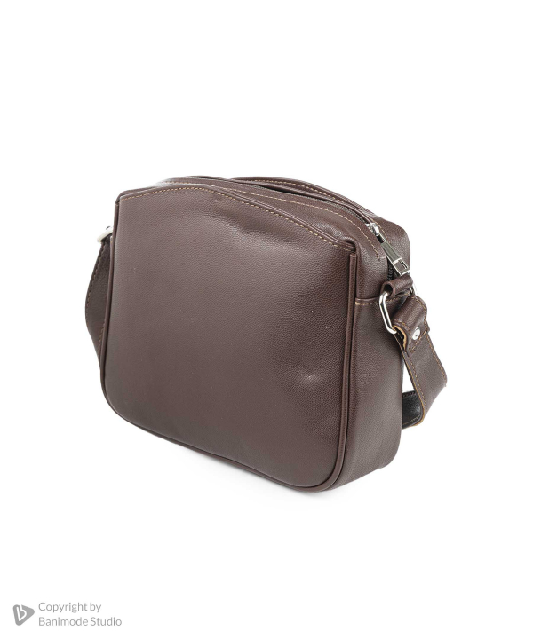کیف دوشی زنانه چرم طبیعی نوین چرم Novin Leather مدل خاتون