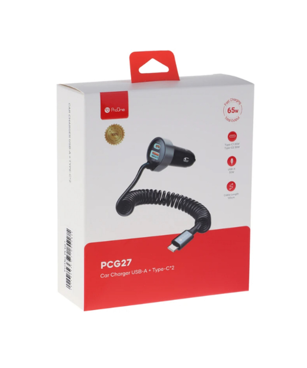 شارژر فندکی 65 وات پرووان مدل PCG27