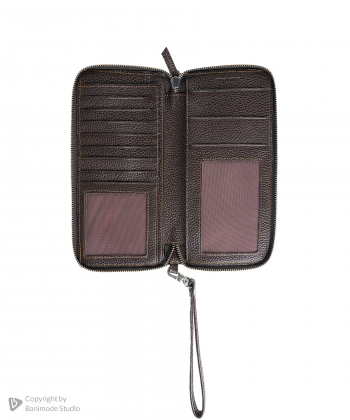 جلد دسته چک چرم طبیعی نوین چرم Novin Charm مدل کسری