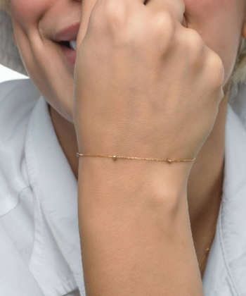 دستبند طلا زنجیری البرنادو هومن گالری Hooman Gallery کد B68