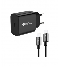 شارژر دیواری پرووان مدل PWC501 به همراه کابل USB-C