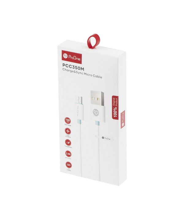 کابل تبدیل USB به MicroUSB پرووان مدل PCC350M طول 1 متر