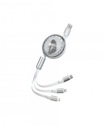 کابل تبدیل USB به USB-C / microUSB / لایتنینگ پرووان مدل PCC118R