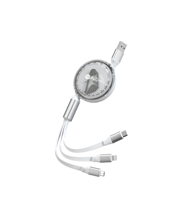 کابل تبدیل USB به USB-C / microUSB / لایتنینگ پرووان مدل PCC118R